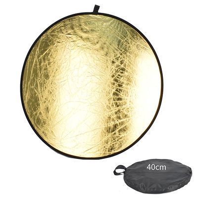 Серебряный рефлектор студии фото складчатости 110cm золота складный
